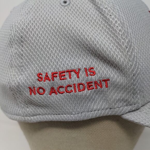 New Era Mens Fittted Hat Gray Size S-M 0.0 Safety No Accident Embroidered - Picture 7 of 13